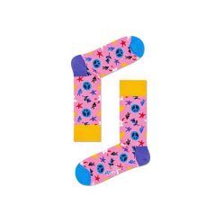 Skarpetki Happy Socks PAL01-3000. Różowe skarpety męskie Happy Socks, z bawełny. Za 24.43 zł.