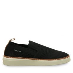 Tenisówki Gant. Czarne trampki męskie GANT, bez wzorów, bez zapięcia. Za 279.99 zł.
