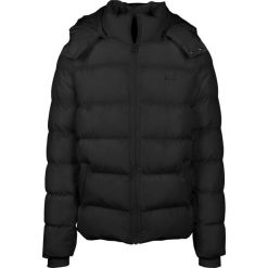 Parka w dużych rozmiarach Urban Classic hooded. Czarne kurtki męskie Urban Classics, m, bez wzorów, z puchu, z kapturem. Za 359.00 zł.