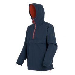 Kurtka turystyczna przeciwdeszczowa męska Tayan wodoodporna. Niebieskie kurtki męskie Regatta, m, bez wzorów, z tkaniny, trekkingowe. W wyprzedaży za 142.49 zł.