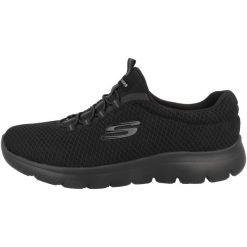 Buty do chodzenia damskie Skechers Summits. Czarne obuwie sportowe damskie Skechers, bez wzorów, z gumy, trekkingowe. Za 468.30 zł.