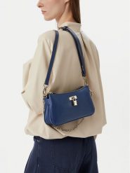 Nine West Torebka CEO-SILENT CHARM-LDA9867 Granatowy. Niebieskie torebki do ręki damskie Nine West, bez wzorów, ze skóry, bez dodatków. Za 229.99 zł.