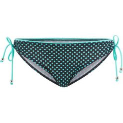 Figi bikini bonprix brązowo-turkusowy z nadrukiem. Brązowe bikini damskie bonprix, z nadrukiem. Za 29.99 zł.
