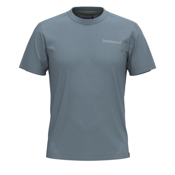 T-shirt slim fit Smartwool Nature's Vibes. Niebieskie t-shirty męskie Smartwool, m, bez wzorów, z bawełny, eleganckie, bez kołnierzyka. Za 189.95 zł.