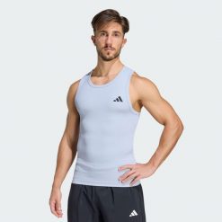Koszulka Bez Rękawów Power Essentials Workout Rib. Szare buty sportowe męskie Adidas, bez wzorów, bez kołnierzyka, bez ramiączek, na fitness i siłownię, climacool (adidas). Za 149.00 zł.