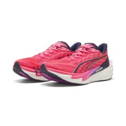 Damskie buty PUMA × HYROX Deviate NITRO™ 4 PUMA. Białe obuwie sportowe damskie Puma, bez wzorów, do biegania. Za 599.64 zł.