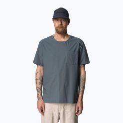 Koszulka męska Houdini Covet Tee. Szare koszulki sportowe męskie Houdini, m, bez wzorów, bez kołnierzyka, bez ramiączek, trekkingowe. Za 289.99 zł.
