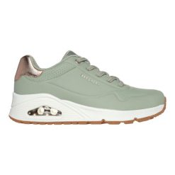 Buty do chodzenia damskie Skechers Uno Shimmer Away. Czerwone obuwie sportowe damskie Skechers, bez wzorów, z syntetyku, trekkingowe, Skechers Sport. Za 405.17 zł.
