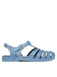 Melissa Sandały Melissa Possession Print Denim Ad M 36133 Niebieski. Niebieskie sandały damskie Melissa, bez wzorów, z denimu, bez obcasa, na płaskiej podeszwie, bez zapięcia. Za 179.99 zł.