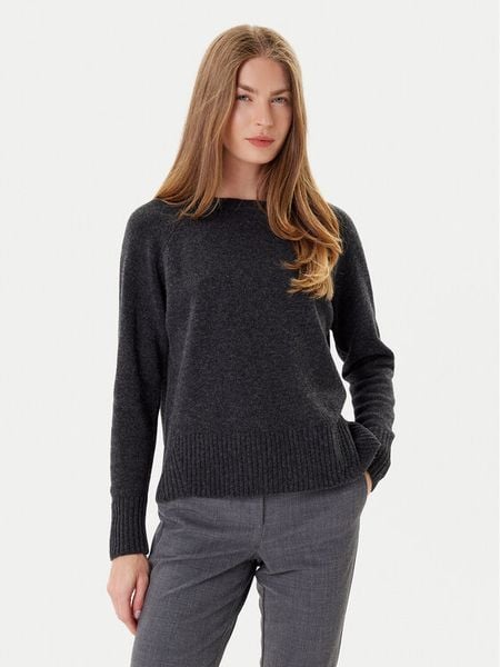 Marella Sweter Celia 2523366215 Szary Regular Fit. Szare swetry damskie Marella, m, bez wzorów, z wełny, bez kołnierzyka, bez ramiączek, bez kaptura. Za 859.99 zł.
