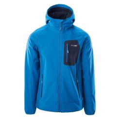 Kurtka zimowa męska Elbrus Sete softshell. Niebieskie bluzy męskie ELBRUS, na zimę, m, bez wzorów, z softshellu, sportowe, bez kaptura. Za 269.50 zł.