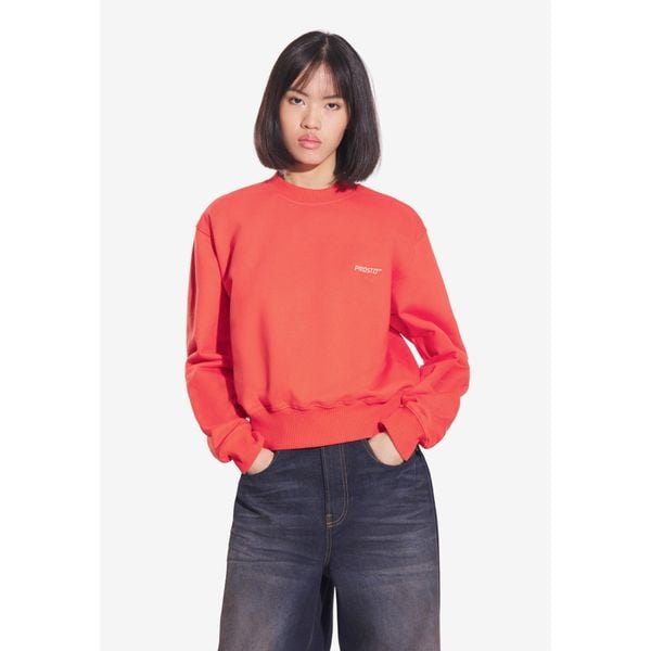 Bluza sportowa damska Prosto Bomb bez kaptura. Czerwone bluzy damskie Prosto., bez wzorów, bez kaptura. Za 324.99 zł.