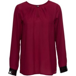 Bluzka bonprix ciemnoczerwony. Bluzki damskie marki bonprix. Za 79.99 zł.