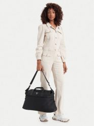 Guess Torba Follie TWNN96 76903 Czarny. Czarne torebki do ręki damskie Guess, z aplikacjami, z materiału, sportowe, bez dodatków. Za 824.99 zł.