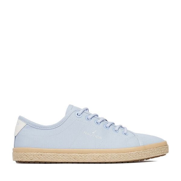 Espadryle Nautica. Niebieskie espadryle damskie Nautica, bez wzorów, bez obcasa, bez zapięcia. Za 149.99 zł.
