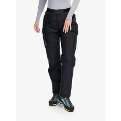 Spodnie ocieplane damskie Haglofs Mimic Silver Pant. Czarne spodnie materiałowe damskie Haglöfs, na zimę, bez wzorów, sportowe, narciarskie. Za 559.99 zł.