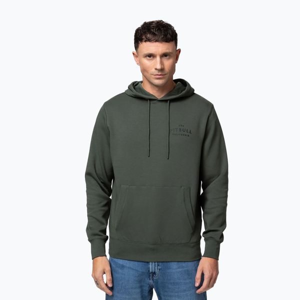Bluza męska Pitbull Sampson Hooded Sweatshirt. Zielone bluzy męskie PITBULL, m, bez wzorów, z bawełny, bez kaptura. Za 199.99 zł.
