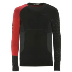 Bielizna T-Shirt Slam Pro Seamless Top Ls Dorosłych. Czarna bielizna termoaktywna męska SLAM, l, z materiału. Za 486.99 zł.