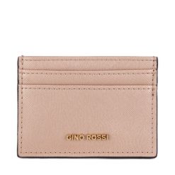 Etui na karty kredytowe GINO ROSSI. Czerwone portfele damskie Gino Rossi, bez wzorów. Za 39.99 zł.