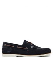 Tommy Hilfiger Półbuty Th Boat Shoe Core Suede FM0FM05387 Granatowy. Niebieskie półbuty na co dzień męskie Tommy Hilfiger, ze skóry, bez zapięcia. Za 339.99 zł.