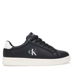 Sneakersy Calvin Klein. Czarne trampki i tenisówki chłopięce Calvin Klein, bez wzorów, bez zapięcia. Za 349.99 zł.