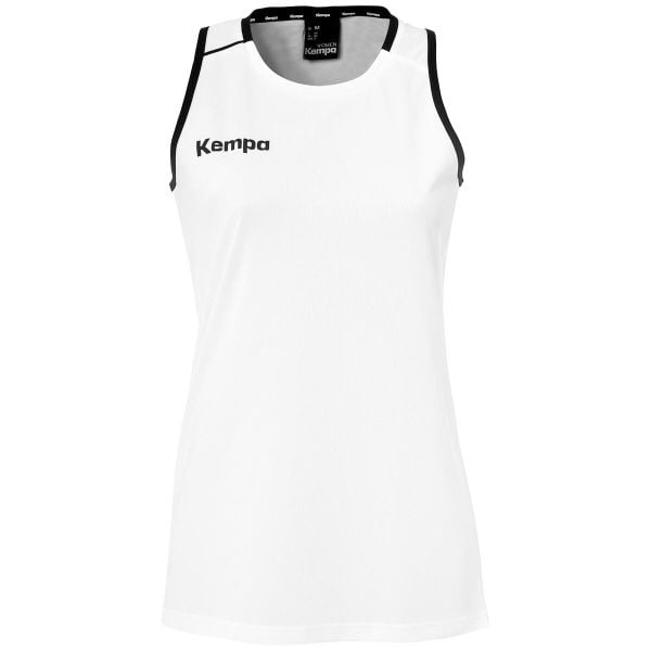Damska koszulka typu tank top Kempa Player. Białe koszulki sportowe damskie Kempa, xs, bez wzorów, sportowe, bez kołnierzyka. Za 147.00 zł.