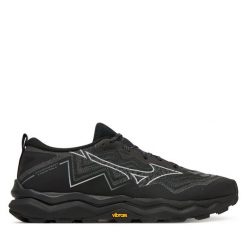 Buty do biegania Mizuno. Czarne buty sportowe męskie Mizuno, bez zapięcia, do biegania, mizuno wave. Za 549.99 zł.