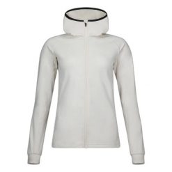 Damski polar z kapturem zapinany na zamek błyskawiczny Rossignol. Białe bluzy sportowe damskie Rossignol, bez wzorów, z polaru, z kapturem, narciarskie. Za 389.99 zł.