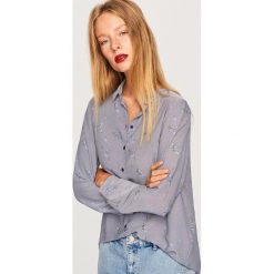 Koszula we wzory - Niebieski. Niebieskie koszule damskie Reserved. Za 49.99 zł.