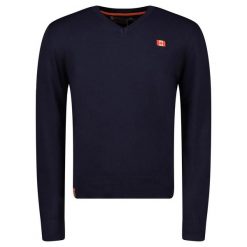 Bluza bez kaptura Canadian Peak FELINEAK RM NAVY MEN 246 (RBMWY9338H/CP-MARINE). Niebieskie bluzy męskie Canadian Peak, bez wzorów, bez kaptura. Za 109.00 zł.