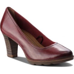 Półbuty TAMARIS - 1-22425-21 Sangria 536. Czerwone półbuty damskie Tamaris, z materiału. Za 229.90 zł.