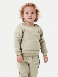 NAME IT Bluza 13220379 Beżowy Regular Fit. Brązowe bluzy dla chłopców Name it, bez wzorów, z bawełny, bez ramiączek, bez kaptura. Za 79.99 zł.