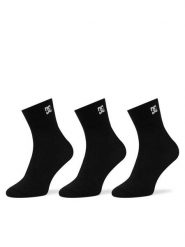 DC Shoes Skarpety długie CEO_AS_DC_01Z_AW26 (3-PACK) Czarny. Czarne skarpety damskie DC Shoes, bez wzorów, z bawełny. Za 44.99 zł.
