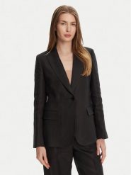 Weekend Max Mara Marynarka Nalut 2515041012 Czarny Regular Fit. Czarne żakiety damskie Weekend Max Mara, bez wzorów, ze lnu. Za 1,259.00 zł.
