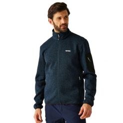 Bluza Polarowa Męska Melanżowy Pełen Suwak Newhill. Niebieskie bluzy męskie Regatta, l, bez wzorów, z dzianiny, bez kaptura. Za 139.99 zł.