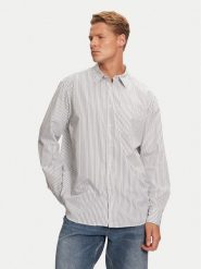 Jack & Jones Koszula Bill 12227661 Biały Loose Fit. Białe koszule męskie Jack & Jones, l, bez wzorów, z bawełny, bez kołnierzyka, bez ramiączek. Za 89.99 zł.