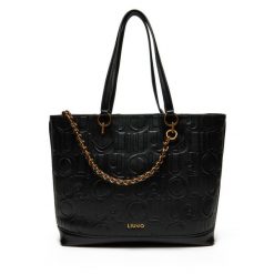 Torebka Liu Jo. Czarne torebki do ręki damskie Liu Jo, bez wzorów, klasyczne, bez dodatków. Za 399.99 zł.