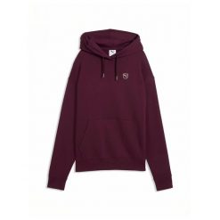 Bluza Puma Ess Elevated Comfort Hoodie Fl Damskie. Fioletowe bluzy damskie Puma, l, bez wzorów, z bawełny, z kapturem. Za 313.99 zł.