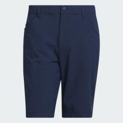 Szorty Ultimate365 5-Pocket Golf. Czarne szorty męskie Adidas, bez wzorów, z elastanu, klasyczne. Za 349.00 zł.