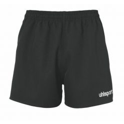 Szorty Uhlsport Rugby. Czarne krótkie spodenki sportowe męskie Uhlsport, bez wzorów. Za 123.50 zł.