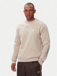 Adidas Bluza Trefoil Essentials KS9811 Beżowy jasny Regular Fit. Brązowe bluzy męskie Adidas, m, bez wzorów, z bawełny, bez kaptura. Za 219.99 zł.