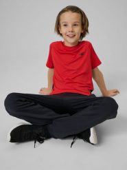 4F Spodnie sportowe szybkoschnące chłopięce - czarne 158/164 (12-14 lat). Czarne spodnie sportowe dla chłopców 4f, bez wzorów, sportowe. Za 129.99 zł.