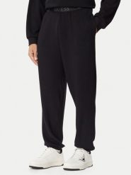 Guess Spodnie piżamowe U6BB01 K5428 Czarny Regular Fit. Czarne piżamy męskie Guess, m, z aplikacjami, z wiskozy, bez ramiączek. Za 224.99 zł.