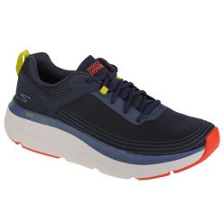 Buty do biegania męskie, Skechers Max Cushioning Delta. Czarne buty sportowe męskie Skechers, z materiału, bez zapięcia, do biegania. Za 419.99 zł.