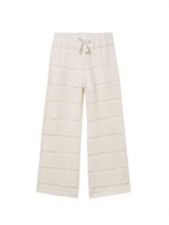 Mayoral Spodnie dzianinowe 6550 Beżowy Relaxed Fit. Brązowe spodnie materiałowe dla dziewczynek Mayoral, bez wzorów, z bawełny. Za 157.99 zł.