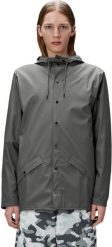 Kurtka unisex Rains Grey. Szare kurtki męskie Rains, m, bez wzorów, bez kaptura. Za 573.39 zł.
