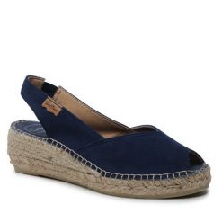 Espadryle Toni Pons. Niebieskie sandały damskie Toni Pons, bez wzorów, bez obcasa, bez zapięcia. Za 289.99 zł.