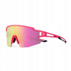 Okulary dziecięce rockbros polaryzacyjne uv400, różowe. Czerwone okulary przeciwsłoneczne dla dzieci ROCKBROS. Za 79.99 zł.