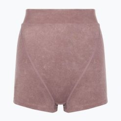 Spodenki treningowe damskie Carpatree Marble Story Seamless. Czerwone szorty sportowe damskie Carpatree, l, bez wzorów, z elastanu, sportowe, z podwyższonym stanem, na fitness i siłownię. Za 159.99 zł.