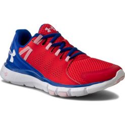 Buty UNDER ARMOUR - Ua W Micro G Limitless Tr 1258736-669 Rtr/Ubl/Wht. Czerwone obuwie sportowe damskie Under Armour, w paski, z gumy. W wyprzedaży za 219.00 zł.